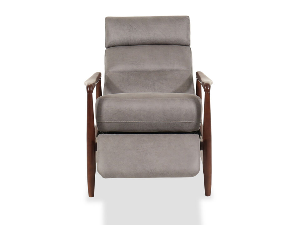 Macke Gray Push Back Recliner