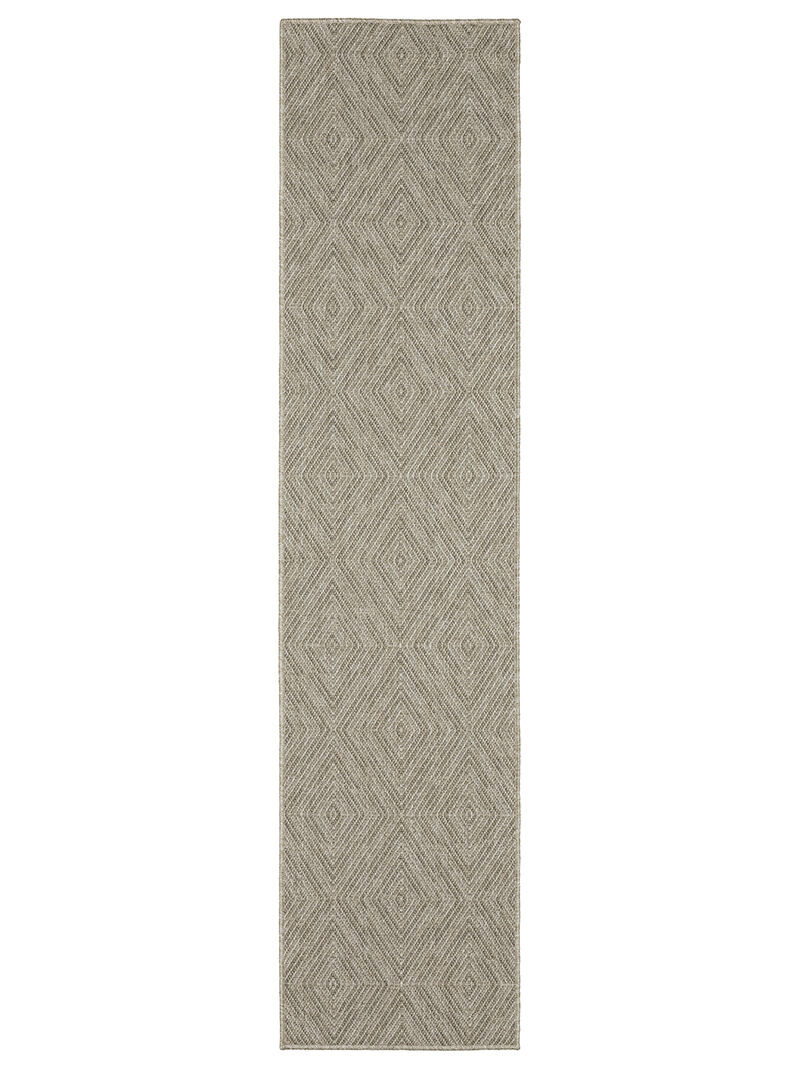 Caicos 1'10" x 7'6" Grey Rug