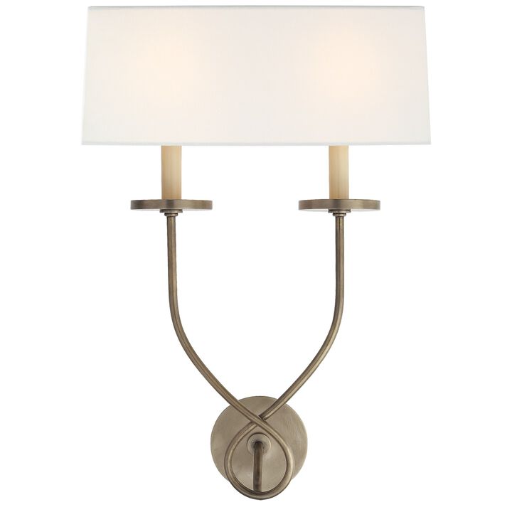 Symmetric Twist Double Sconce