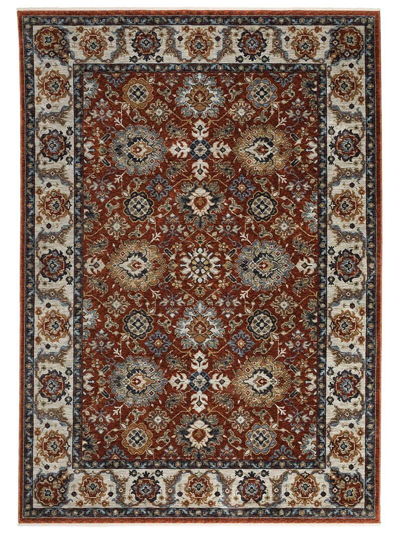 Aberdeen 6'7" x 9'6" Red Rug