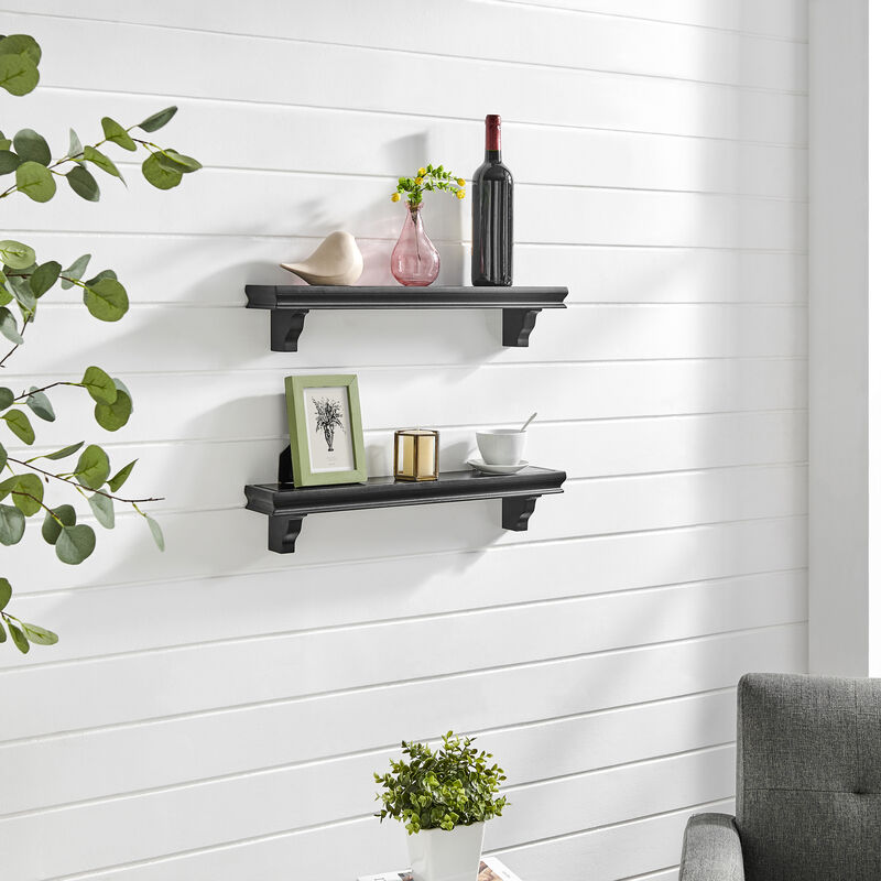 24 in Floating Display Ledge Shelves (Set of 2)