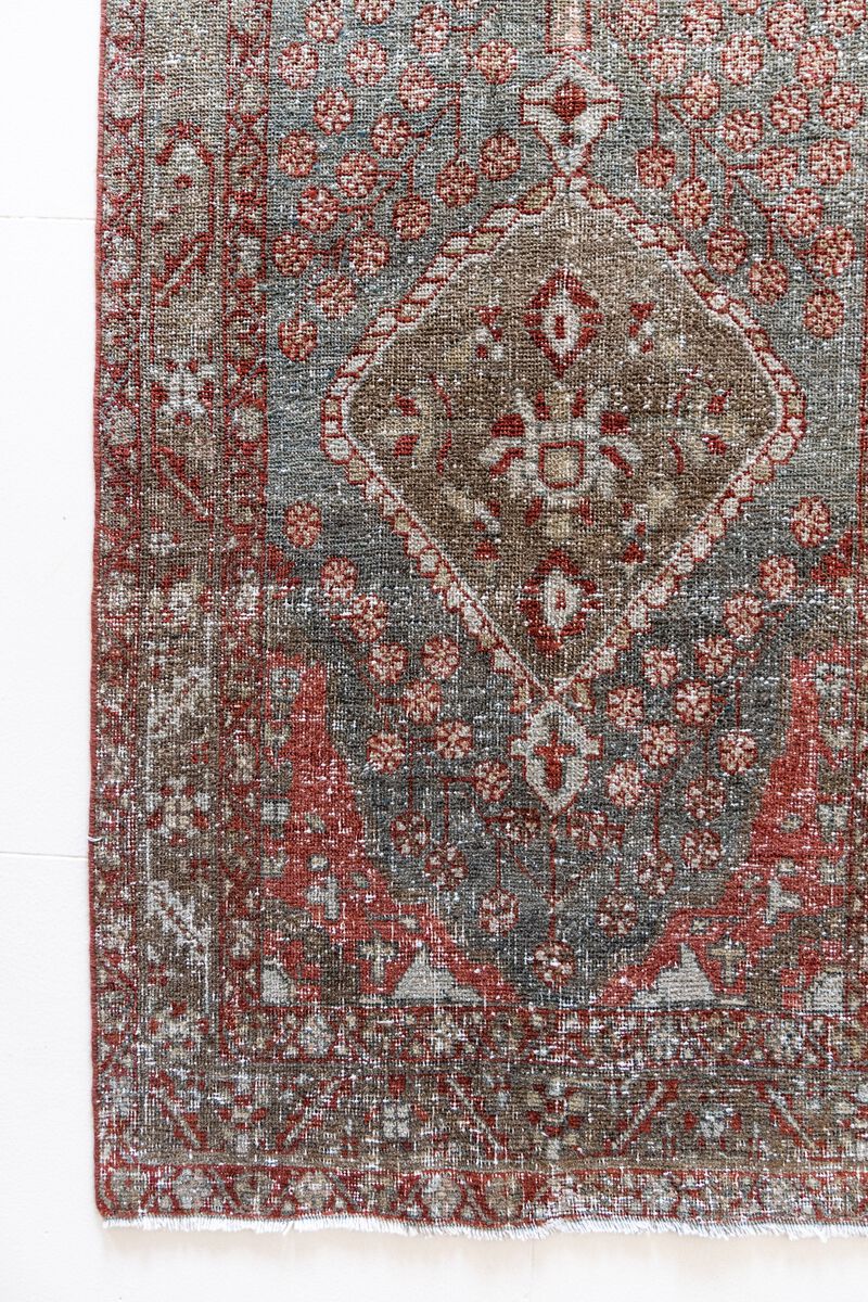 District Loom Vintage Persian Heriz Karaja runner rug-Fergus