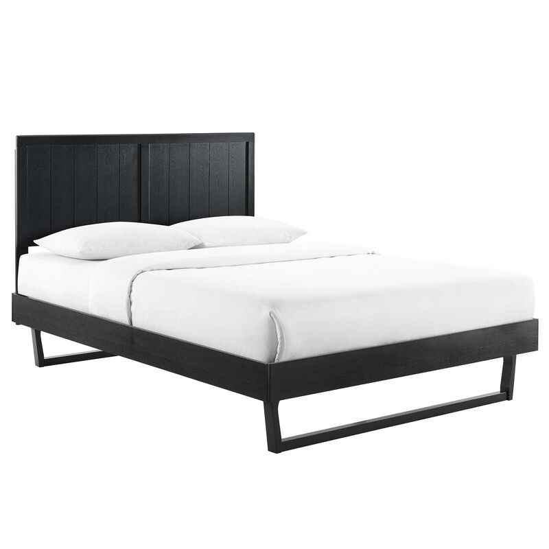 Modway - Alana Twin Wood Platform Bed With Angular Frame