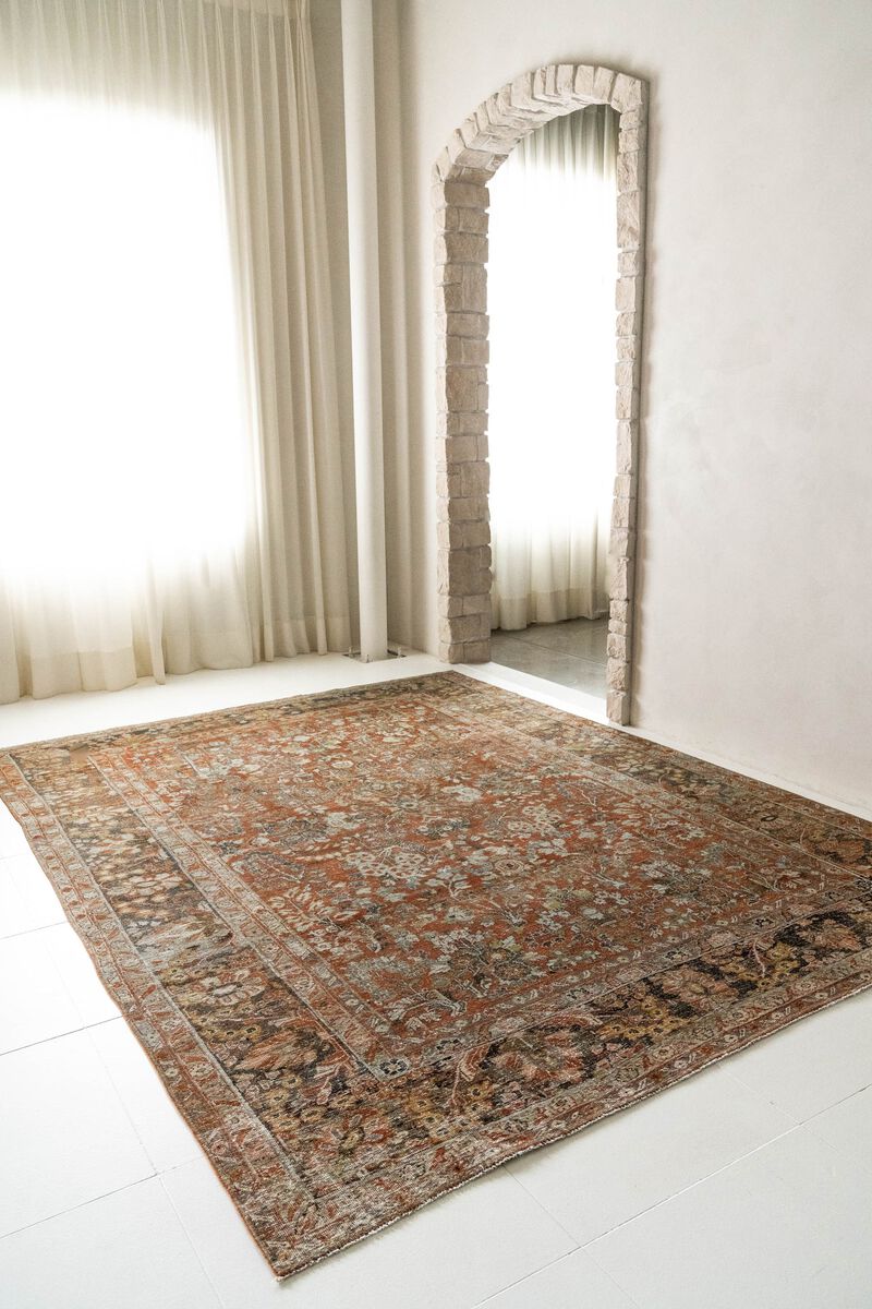 District Loom Antique Persian Mahal Area rug-Paiota