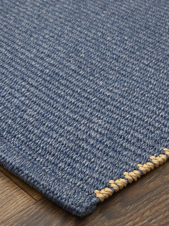 Theo 0827F 8' x 10' Blue/Tan Rug