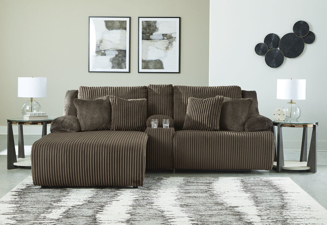 Top Tier 3PC Reclining Sectional Sofa
