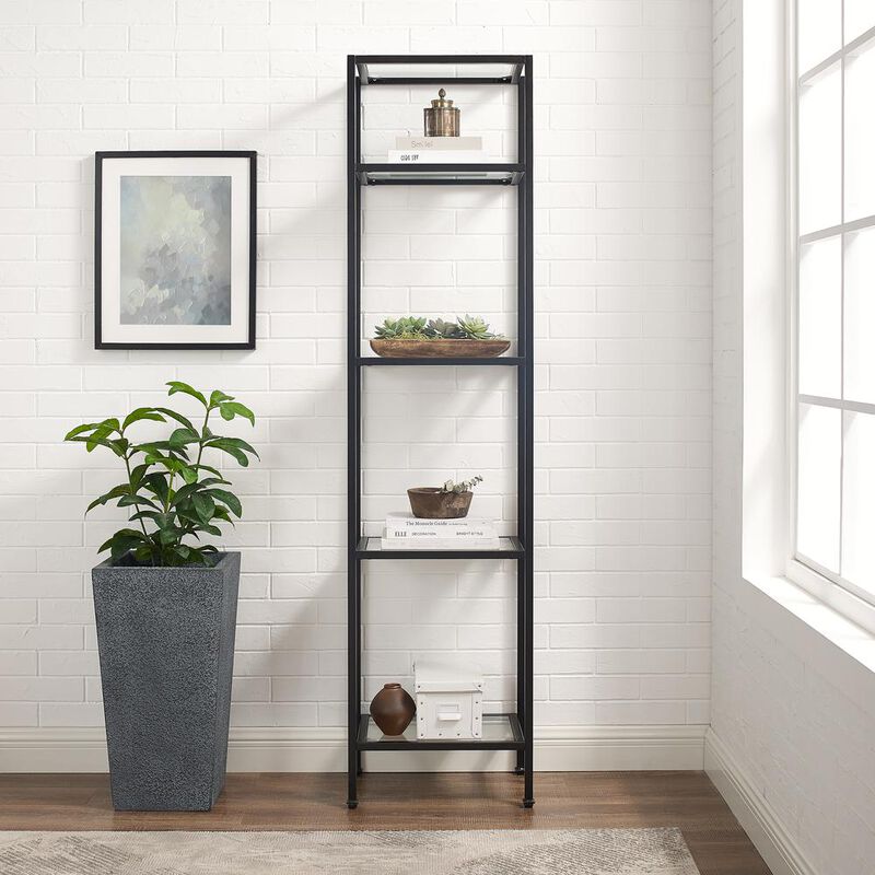 Aimee Narrow Etagere Oil Rubbed Bronze