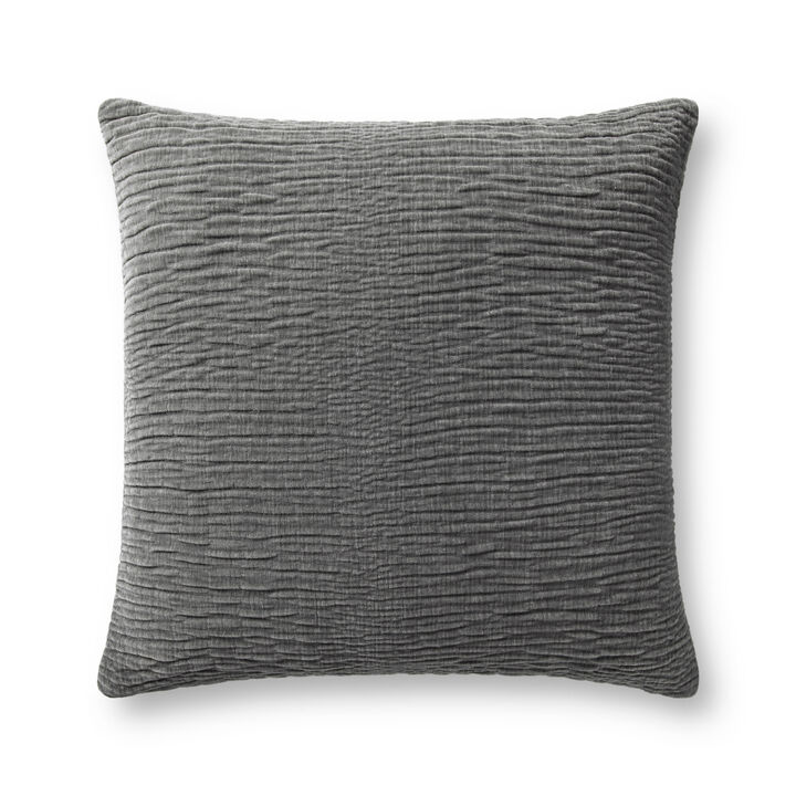 Grey 22''x22'' Down Pillow