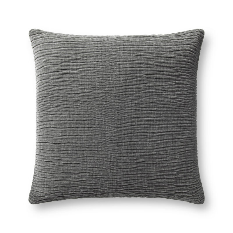 Grey 22''x22'' Poly Pillow