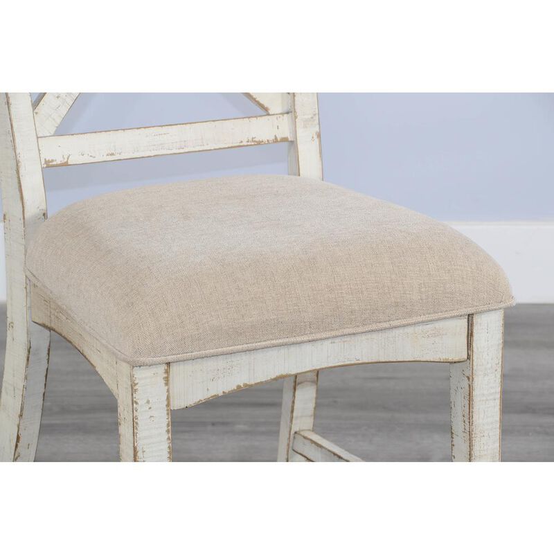 Sunny Designs White Sand Chair, Cushion Seat