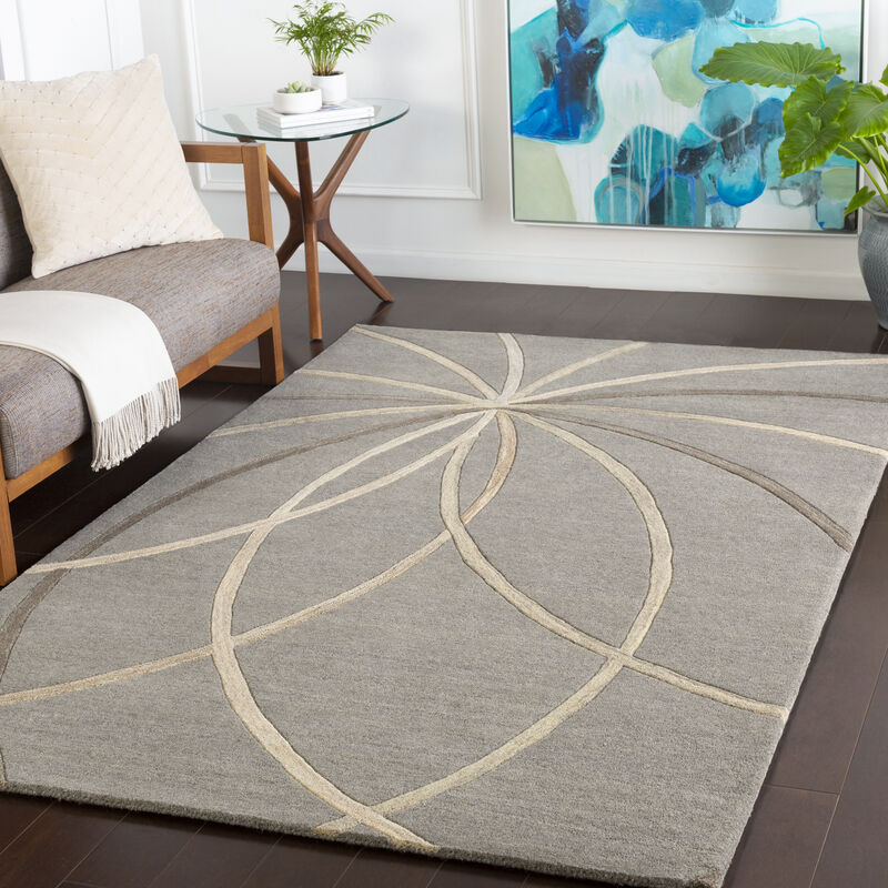 Forum FM-7072 10' x 14' Gray Rug