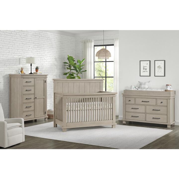 Soho Baby Hampton 4 In 1 Crib Stone Wash