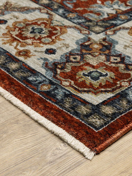 Aberdeen 2'3" x 7'6" Red Rug