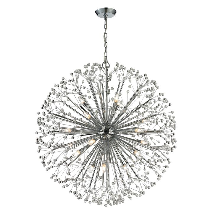 Starburst 36'' Wide 19-Light Chandelier