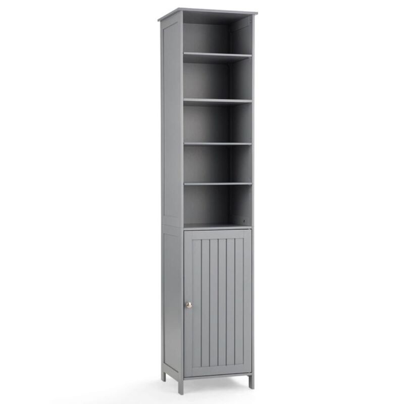 72 Inches Free Standing Tall Floor Bathroom Storage Cabinet