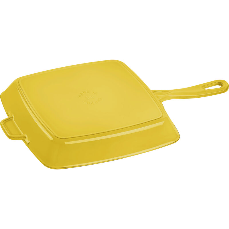 Staub Cast Iron 12-inch Square Grill Pan - Basil