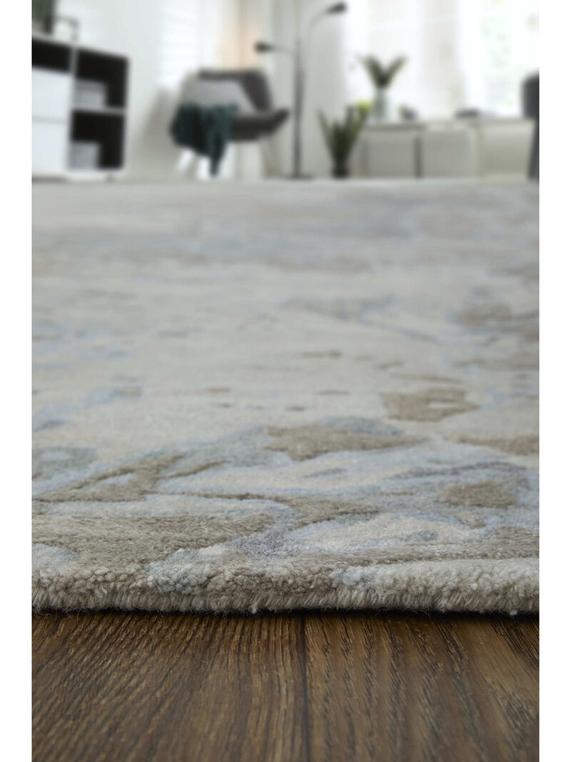 Zarah 8918F 12' x 15' Gray/Tan/Blue Rug