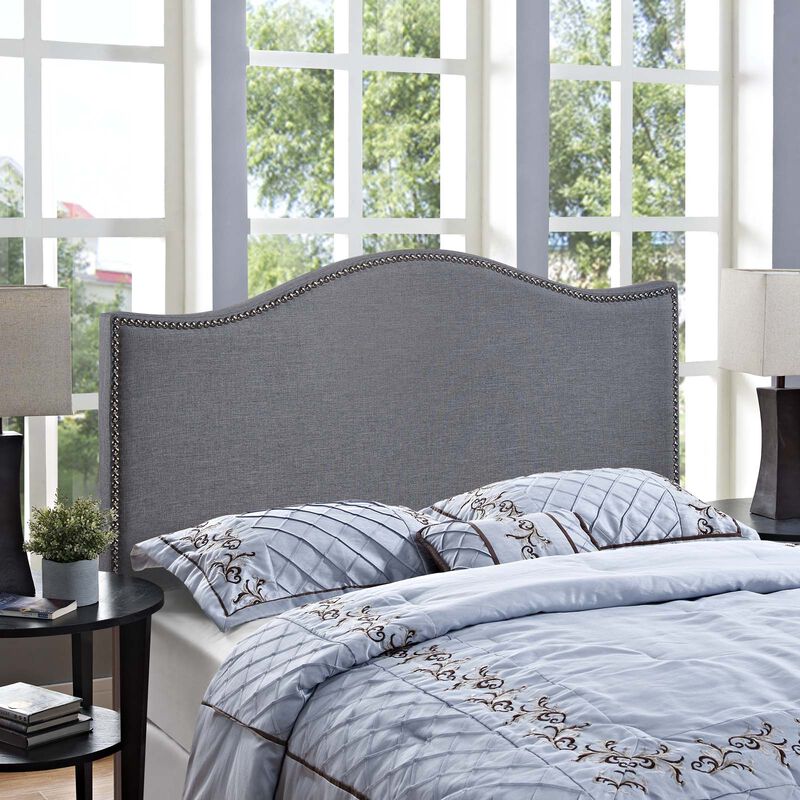 Modway - Curl Queen Nailhead Upholstered Headboard