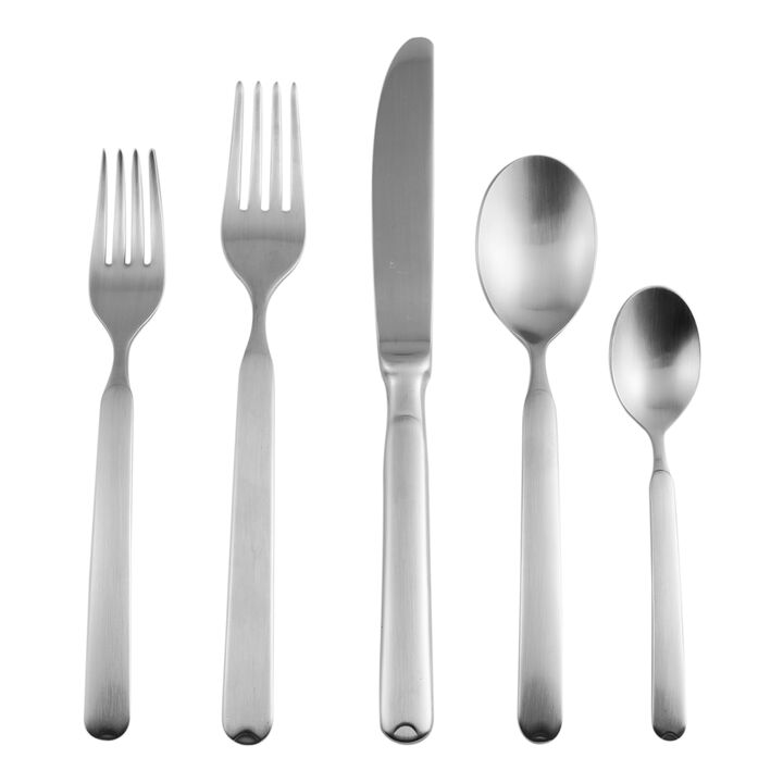 Goccia 20-Piece Flatware Set in Ice