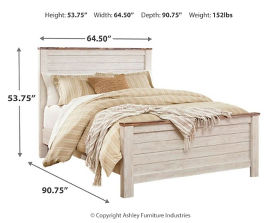 Willowton Queen Panel Bed