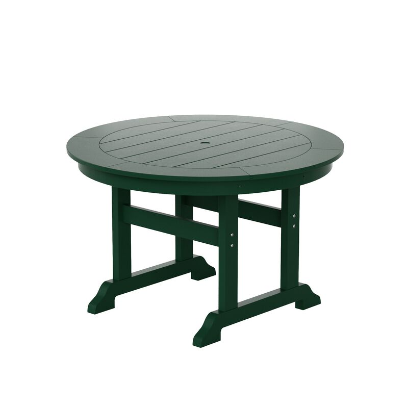 WestinTrends 47" Round Outdoor Patio Dining Table