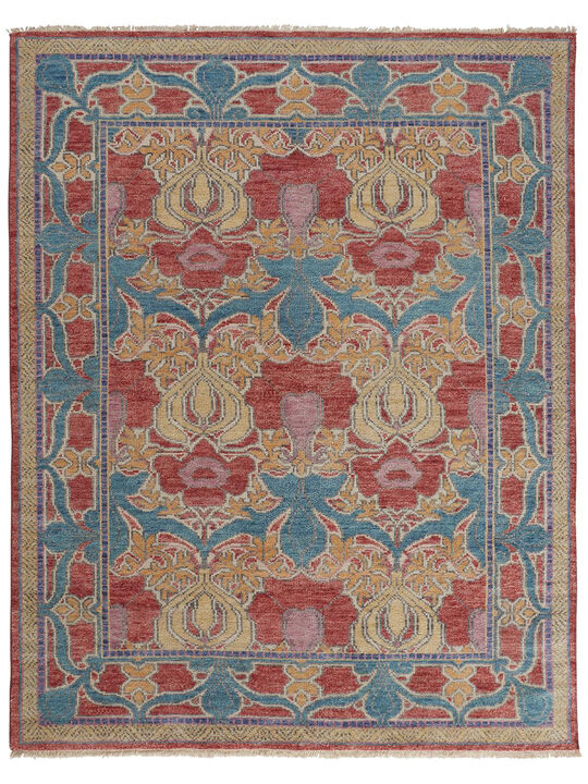 Beall 6633F Blue/Red/Yellow 9'6" x 13'6" Rug