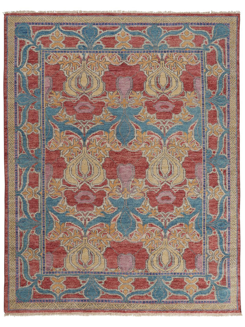 Beall 6633F Blue/Red/Yellow 9'6" x 13'6" Rug