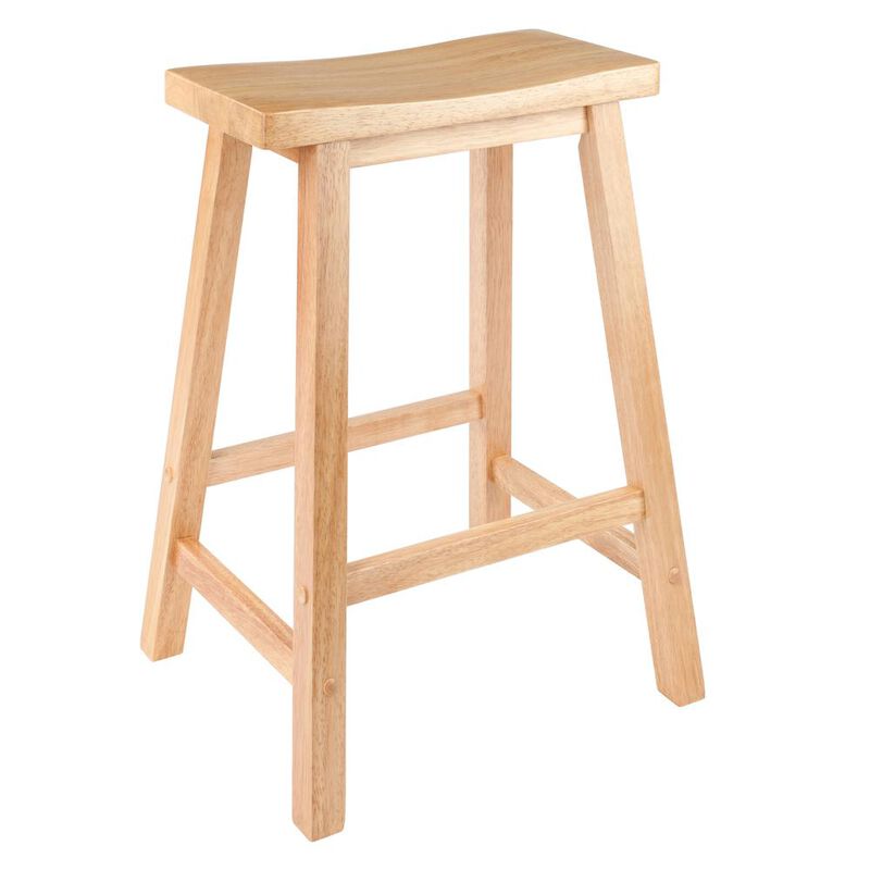 Satori 24" Saddle Seat Bar Stool Beech