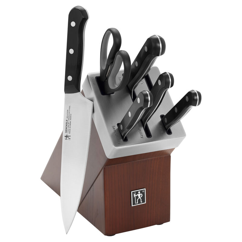 Henckels Solution 7-pc Self-Sharpening Knife Block Set