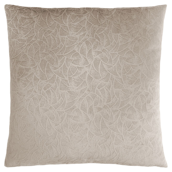 Monarch Specialties I 9254 Pillows, 18 X 18 Square, Insert Included, Decorative Throw, Accent, Sofa, Couch, Bedroom, Polyester, Hypoallergenic, Beige, Modern