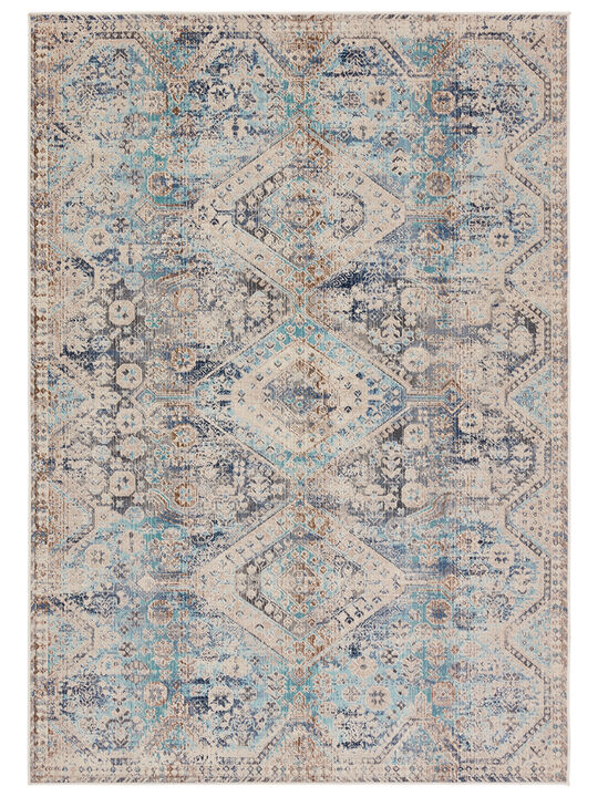 Bequest Marquess Blue 3' x 8' Runner Rug