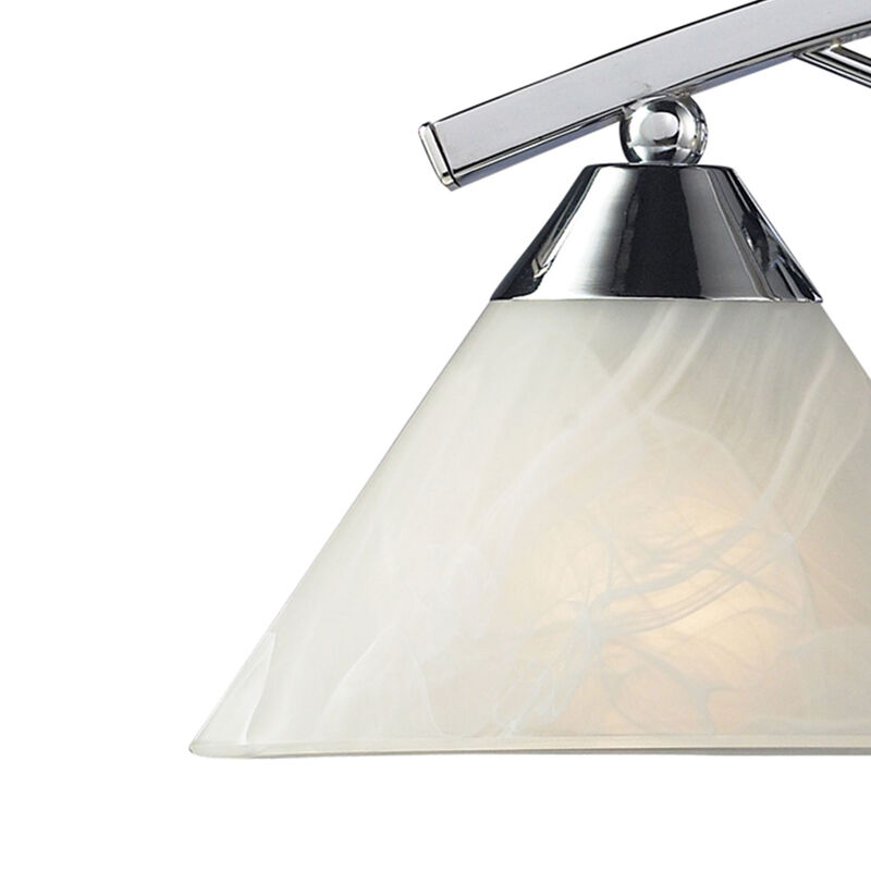 Elysburg 18'' Wide 2-Light Chrome Vanity Light