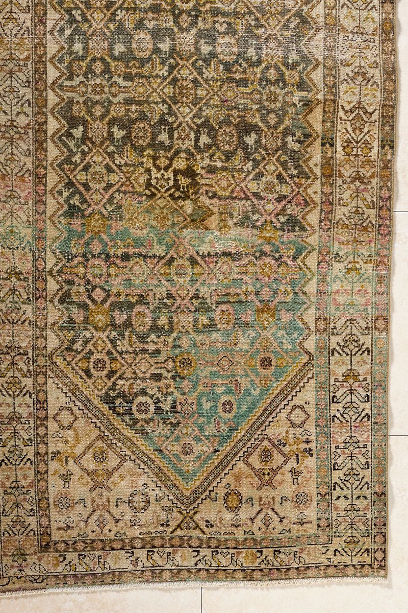 District Loom Vintage Turkish Runner Rug-Hanzi