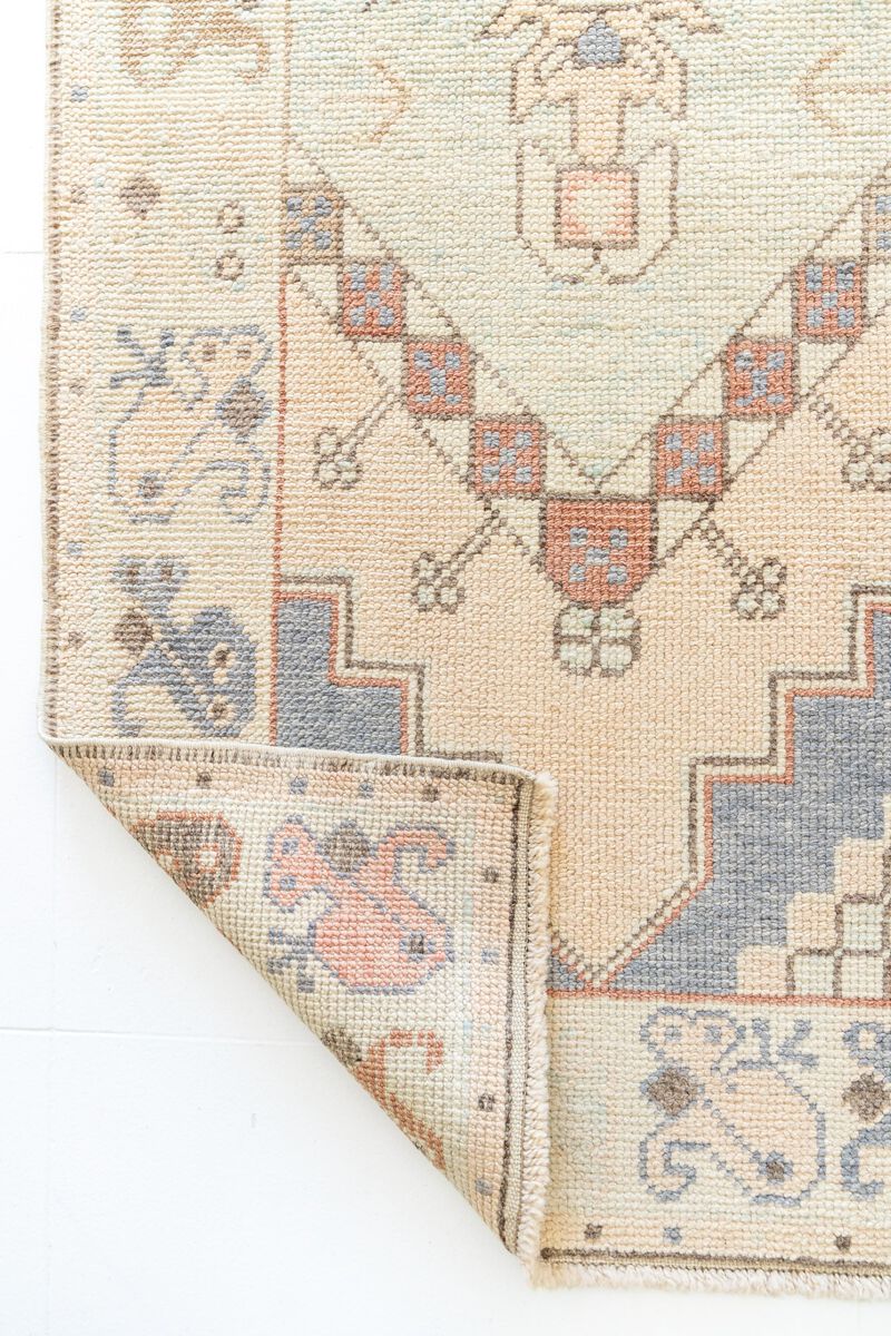 District Loom Vintage Turkish Anatolian Runner Rug No.350