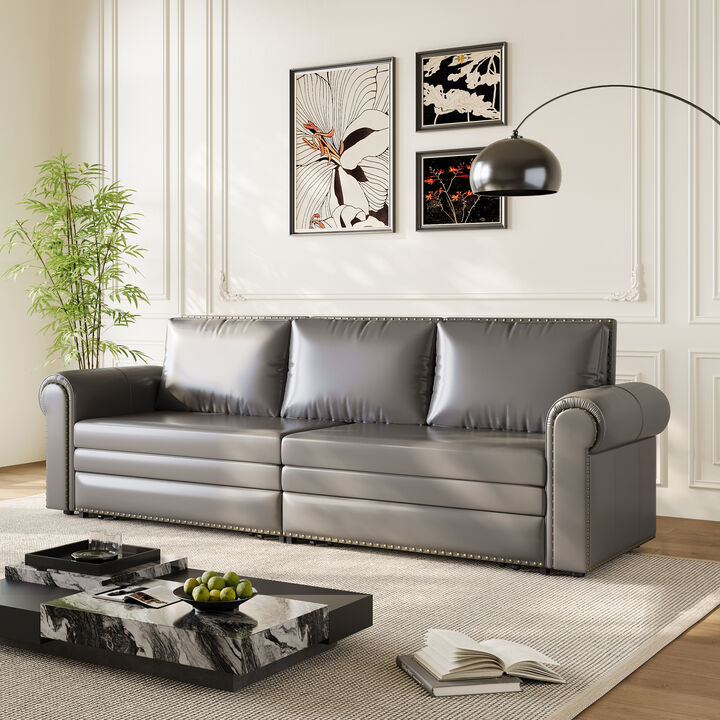 Merax Convertible King-Size Sleeper Sofa Bed