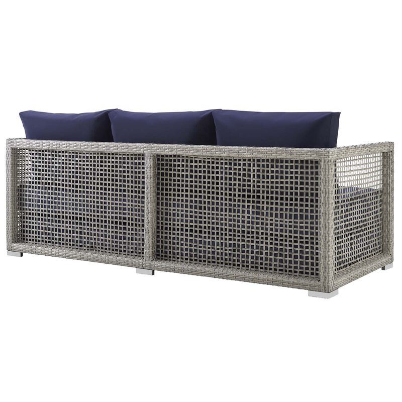 Modway - Aura Outdoor Patio Wicker Rattan Sofa