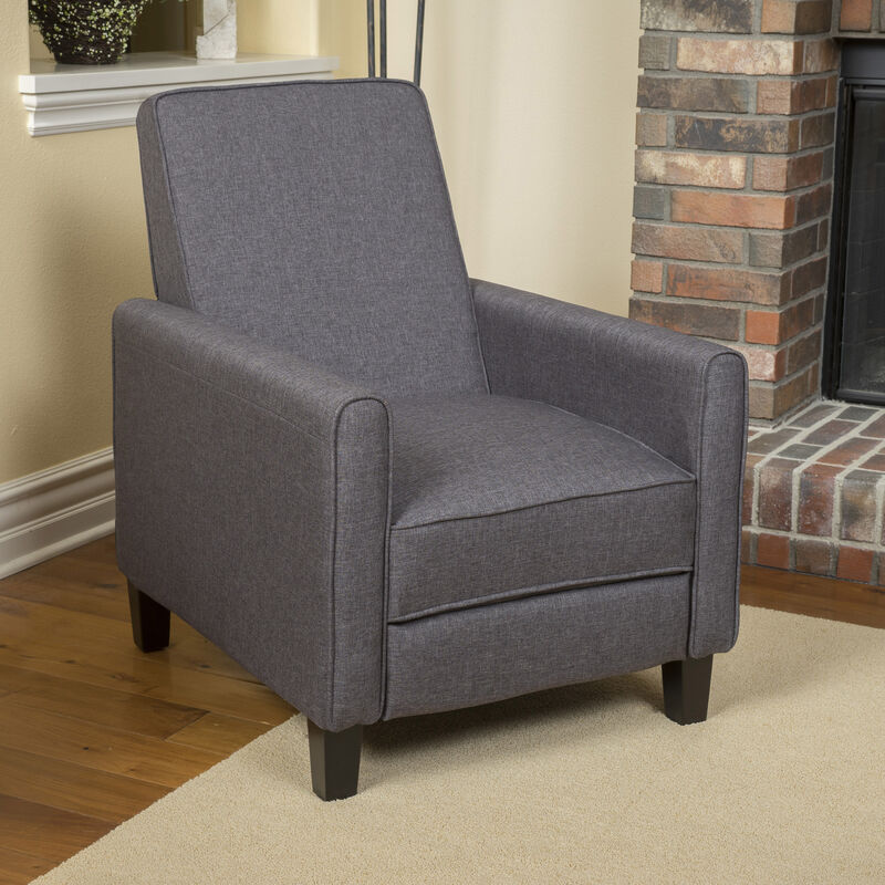 Merax Linen Fabric Manual Recliner Chair