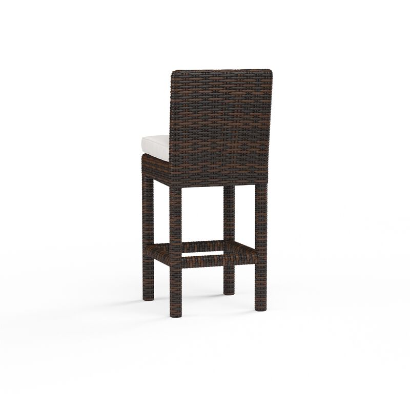 Montecito Barstool in Canvas Flax w/ Self Welt