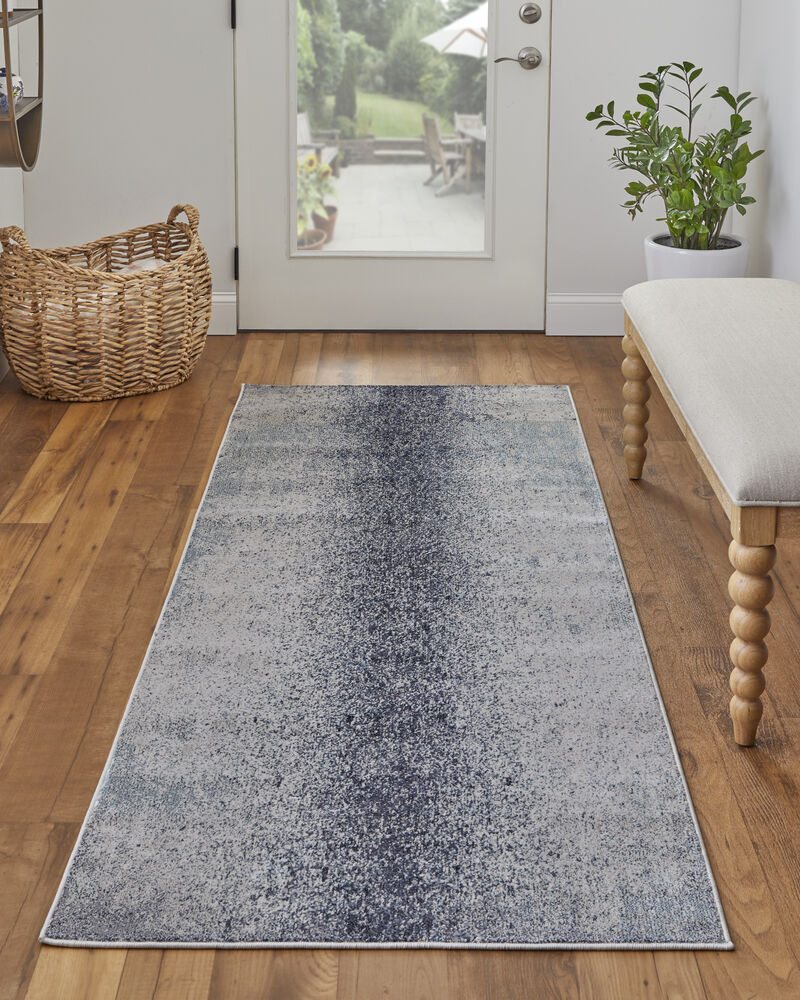 Astra 39L2F Ivory/Blue 2'10" x 7'10" Rug