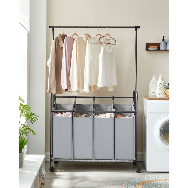 BreeBe Hanging Bar Laundry Cart