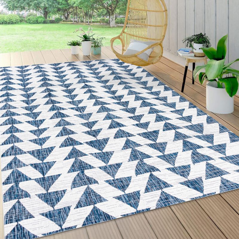 andratx Modern Tribal Geometric Indoor/Outdoor Area Rug