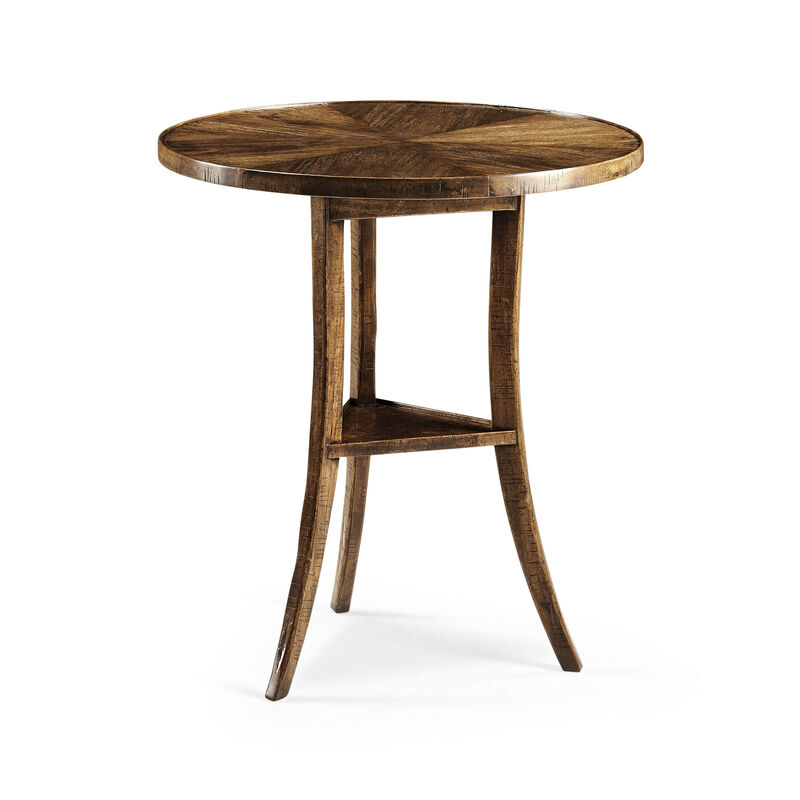 Country Walnut End Table