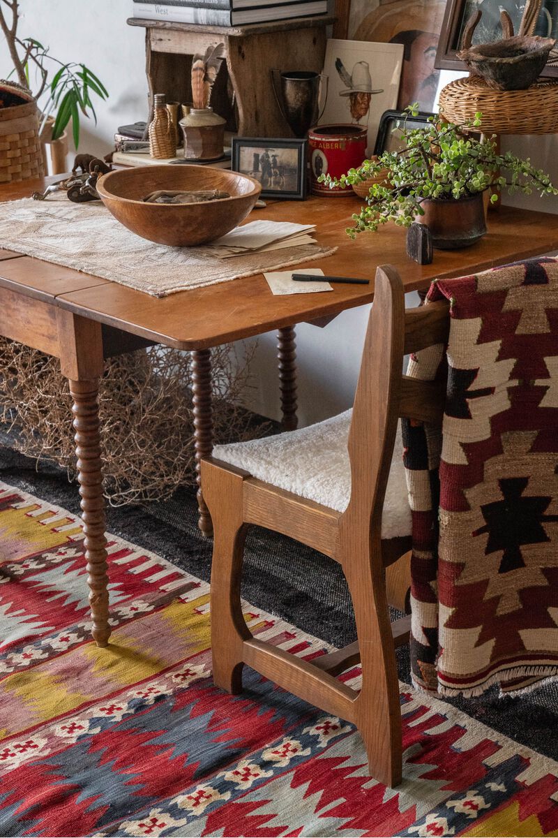 District Loom Turkish Kilim Scatter Rug No. 005