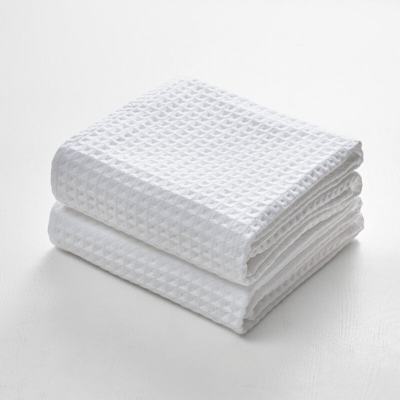 Dolce Mela Waffle Bath Towels Set of 2