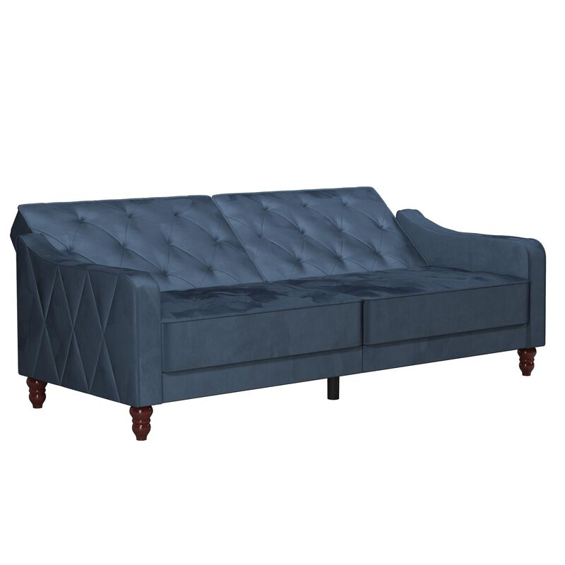 Vintage Tufted Split Back Futon