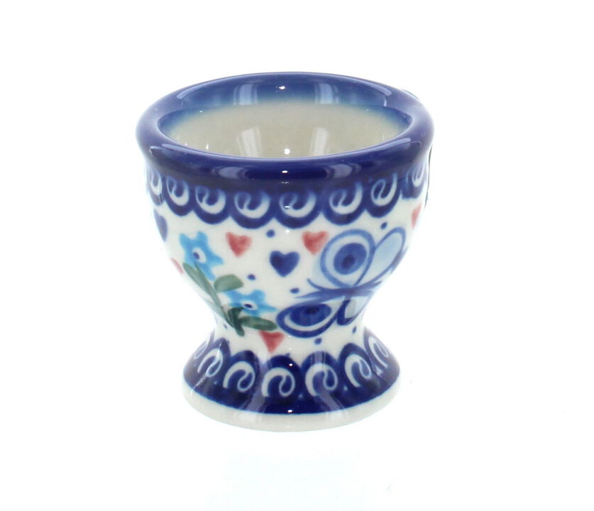 Blue Rose Polish Pottery Savannah Egg Cup