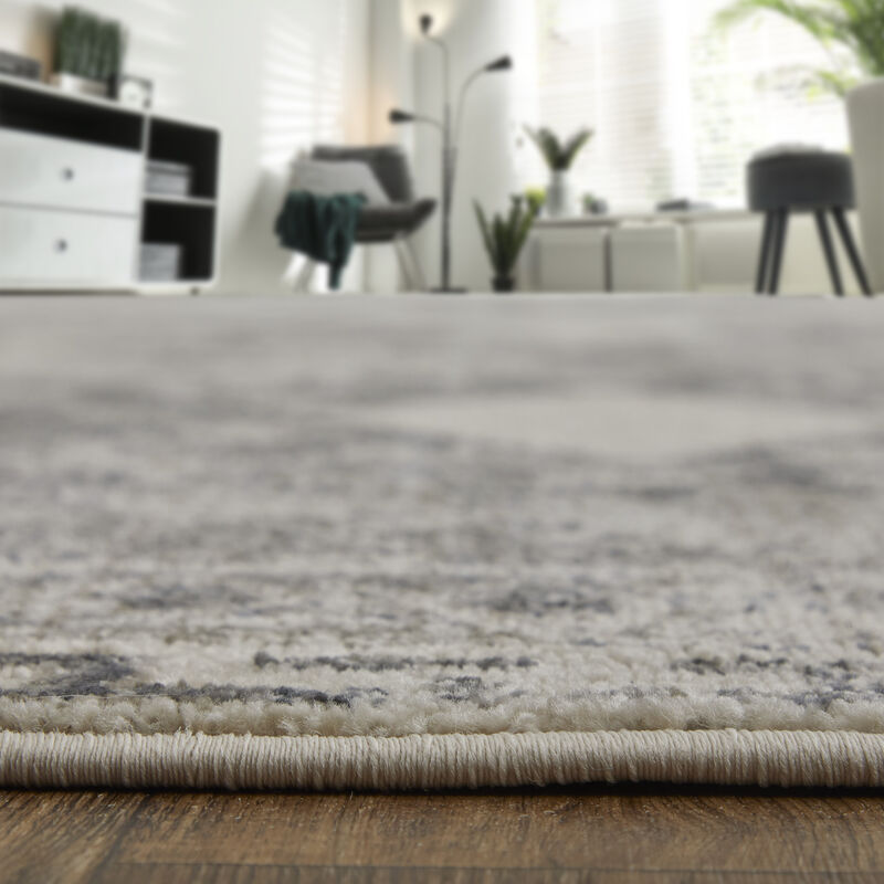Kano 39LJF Ivory/Taupe/Gray 2'2" x 3' Rug