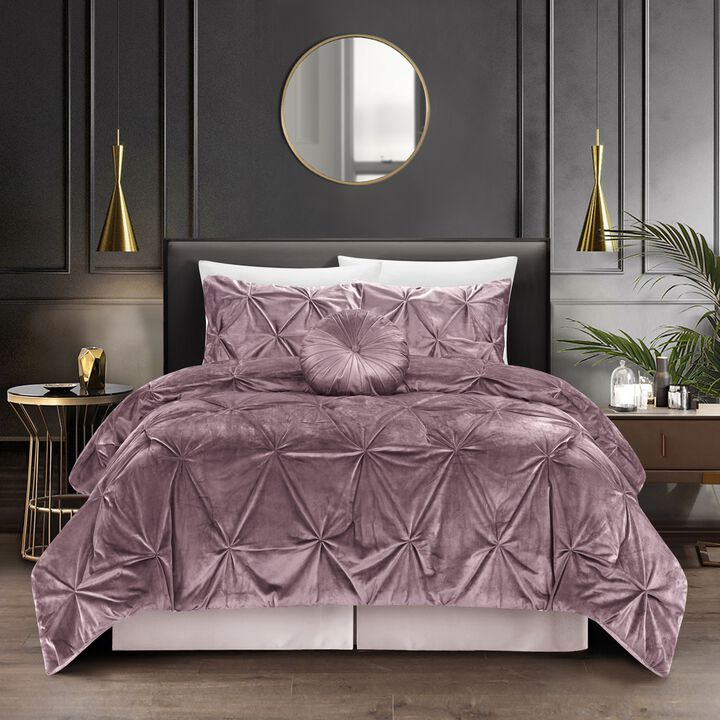Grace Living Camellia 5pc Comforter Set
