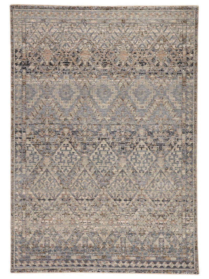 Valentia Cashel Gray 3' x 8' Runner Rug