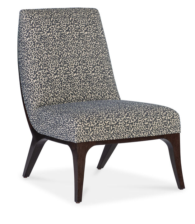 Bella Grey Slipper Chair